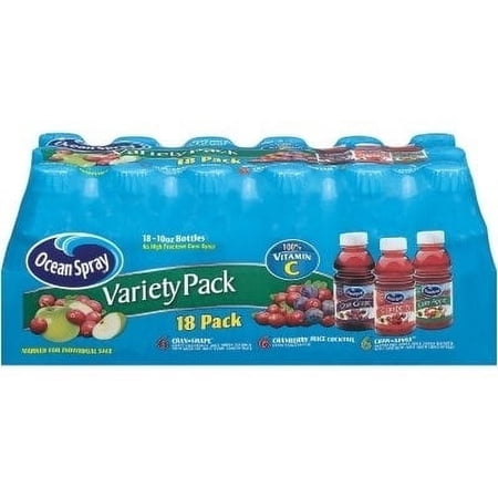 Ocean Spray Juice Beverage Variety Pack - 18/10 Ounce
