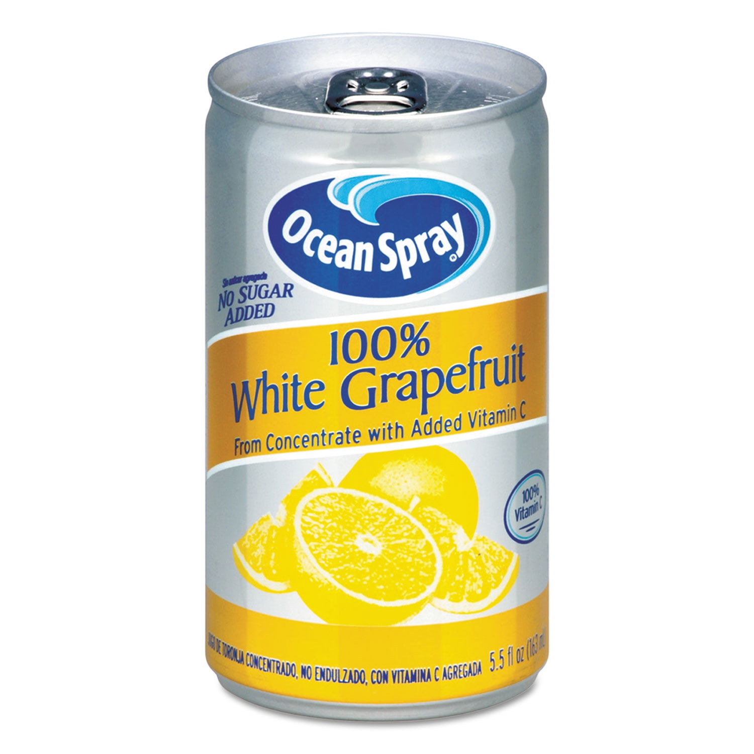 Ocean Spray OCE00866 100% Juice, White Grapefruit, 1/2 Oz Can