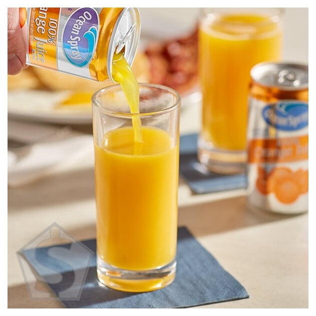 Ocean Spray Orange Juice Blend 7.2 fl. oz. Can - 24/Case