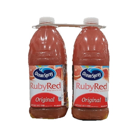 Ocean Spray Ruby Red Grapefruit Juice - 96oz, Pack of 2