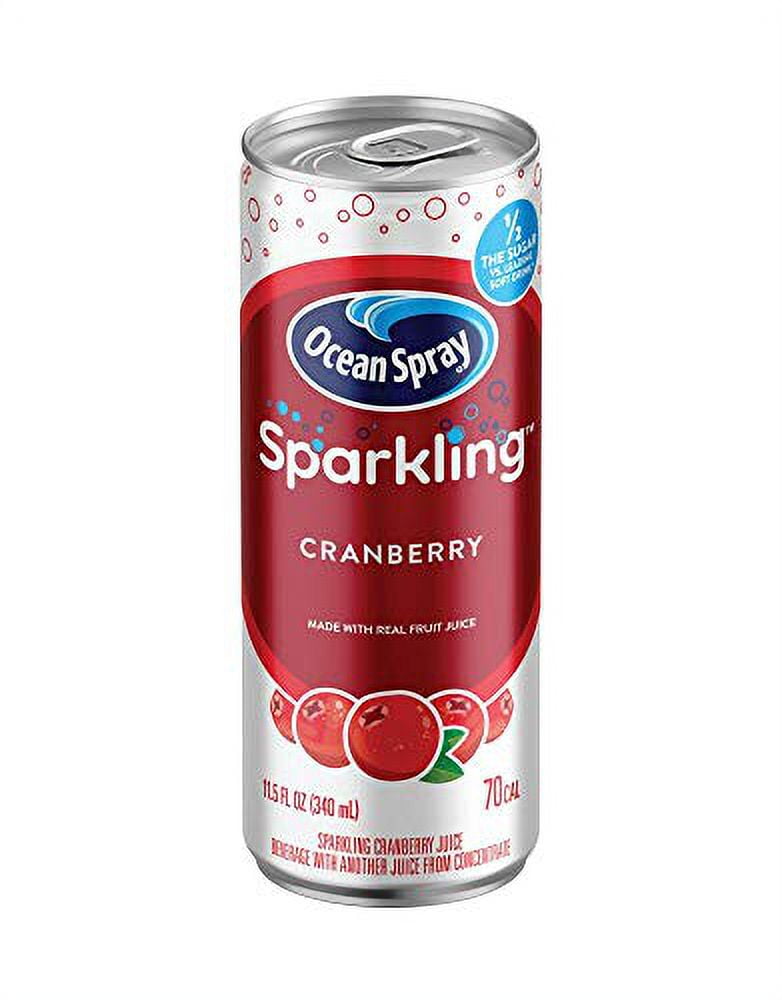 Ocean Spray Sparkling Cranberry Juice Cocktail, 11.5 oz cans (Pack of