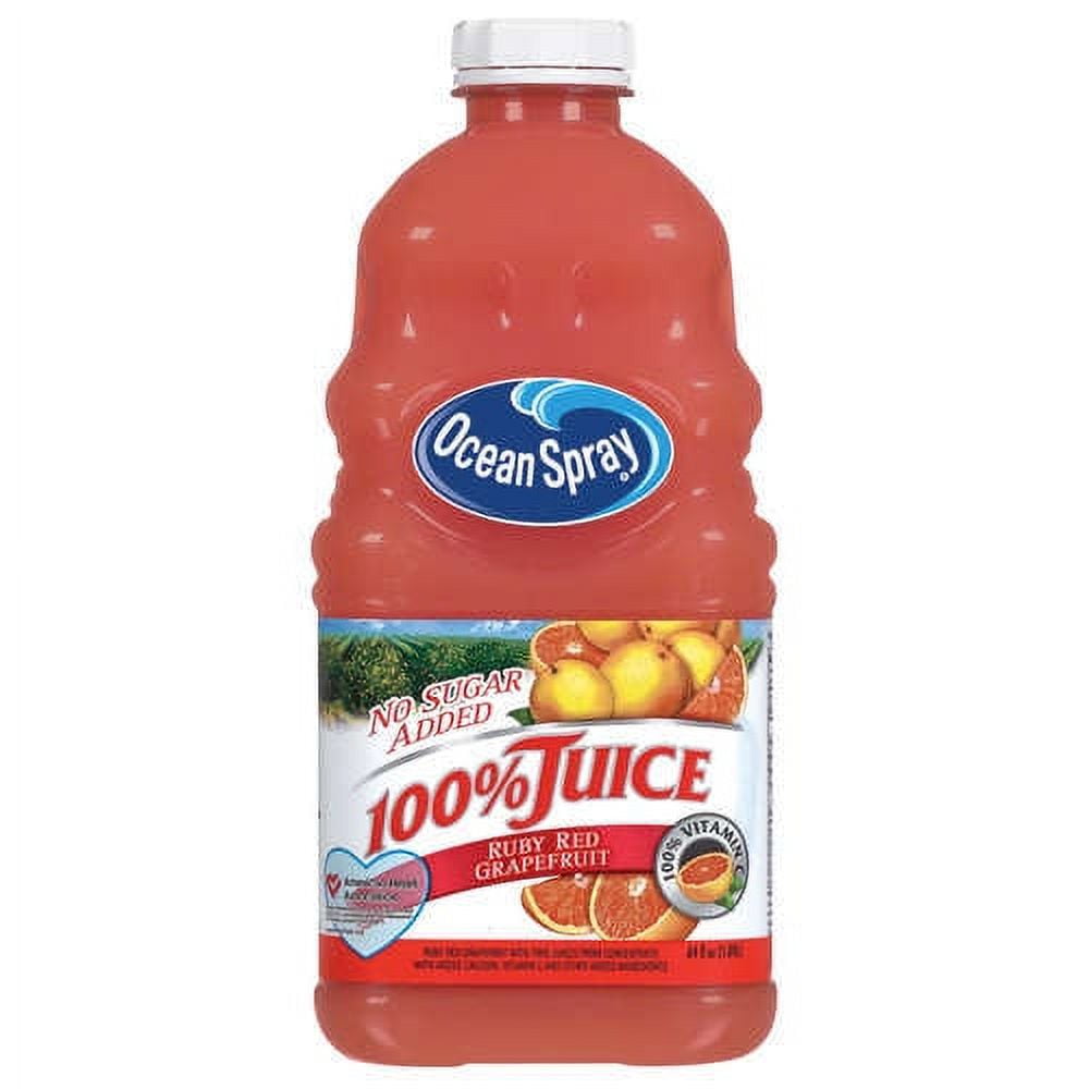 Ocean Spray SugarFree Ruby Red Grapefruit Juice, 64 Fl. Oz.