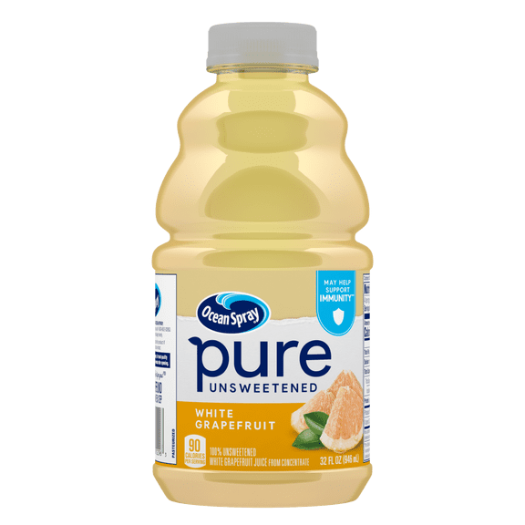 Ocean Spray Unsweetened Pure White Grapefruit Juice 32 fl oz - Pack of 1
