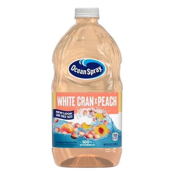 Ocean Spray® White Cran-Peach Juice Drink, 64 fl oz Bottle-Pack Of 6