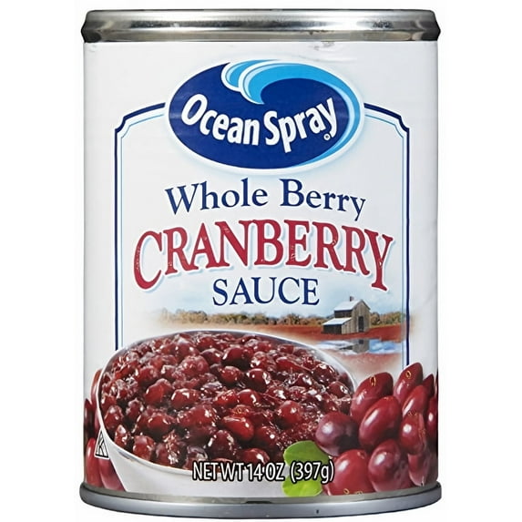 Ocean Spray Whole Berry Cranberry Sauce 14 oz (Pack of 5)
