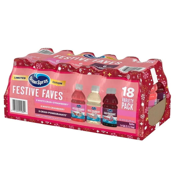 Ocean Spray Juice Drink Variety Pack (10 fl. oz., 18 pk.)