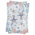 thumbnail image 1 of Ocean Starfish Kitchen Towels Set of 2, Water Absorbent Dish Towel, Summer Coastal Coral Flower Shells Decorative Hand Towels - Quick Drying Cloth for Cooking Baking, 18x28 Inch, 1 of 8