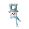 thumbnail image 1 of Ocean Style Blue Christmas Lighted Snowman - LED Door Hanging Decoration for Home, Festive Holiday Decor ,Ideal for Indoor and Outdoor Use During Christmas, 1 of 7