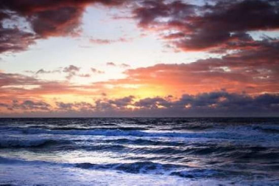 Ocean Sunrise I Canvas Art - Alan Hausenflock (20 x 28)