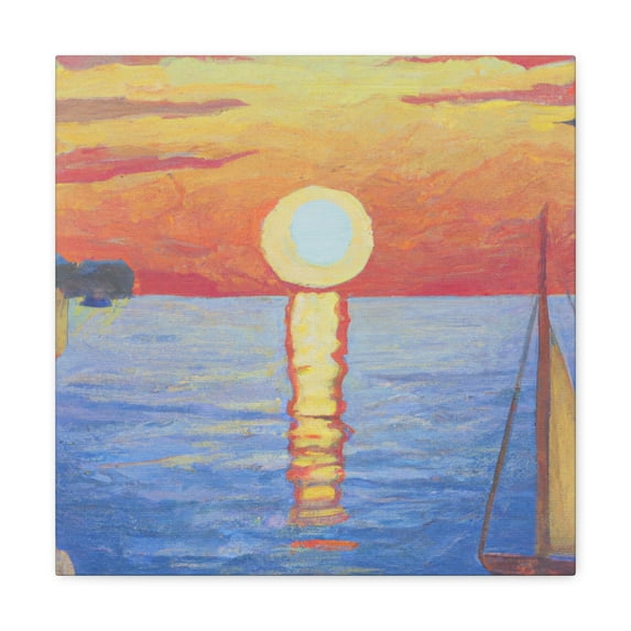 "Ocean Sunrise Revival" - Canvas