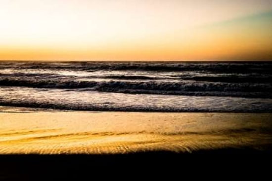 Ocean Sunrise V Canvas Art - Beth Wold (12 x 18)