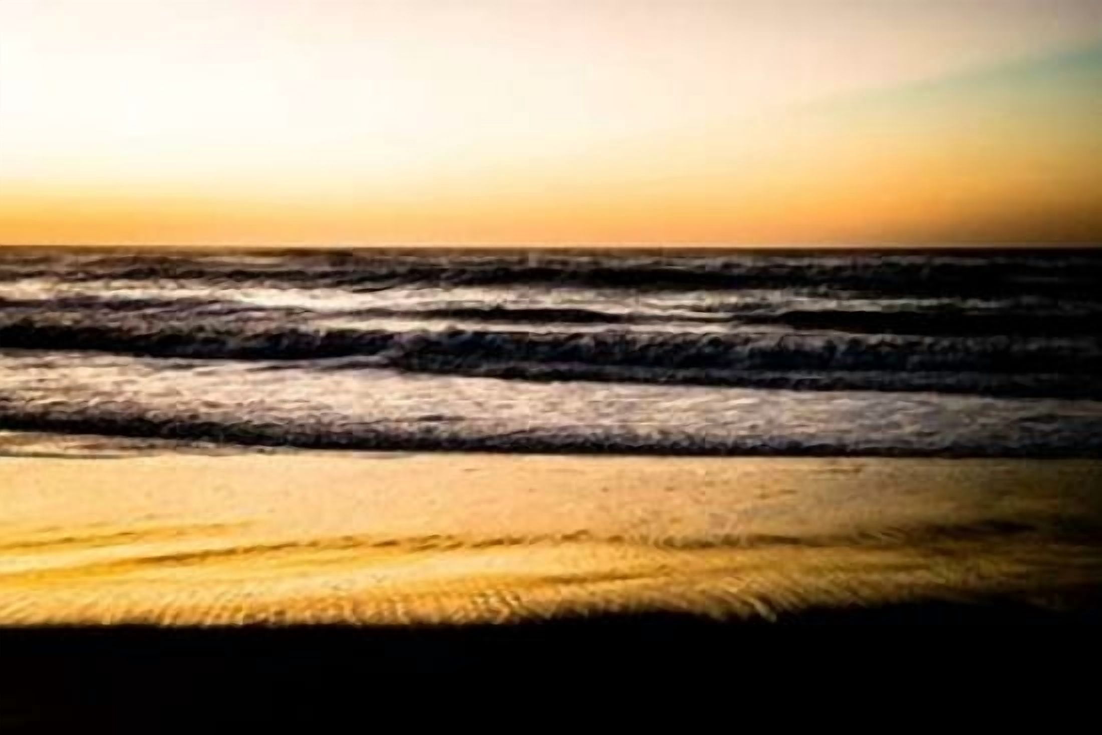 Ocean Sunrise V Canvas Art - Beth Wold (24 x 36)