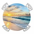 thumbnail image 1 of Ocean Sunset Round Tablecloth for 36-44 Inch Tables,Fitted Table Cover with Elastic Edge,Beach Blue Sky Coastal Seashore Summer Waterproof Outdoor Table Cloth Protector for Patio Garden Dinner Picnic, 1 of 9