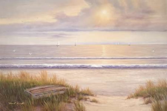 Ocean Surf Canvas Art - Diane Romanello (20 x 28)