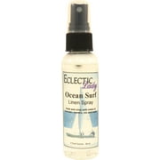 Ocean Surf Linen Spray, 2 ounces - Eclectic Lady Sheet and Linen Spray - No Artificial Colors, Parabens, or Preservatives - Long-Lasting Scent for Bed, Fabric & Pillow