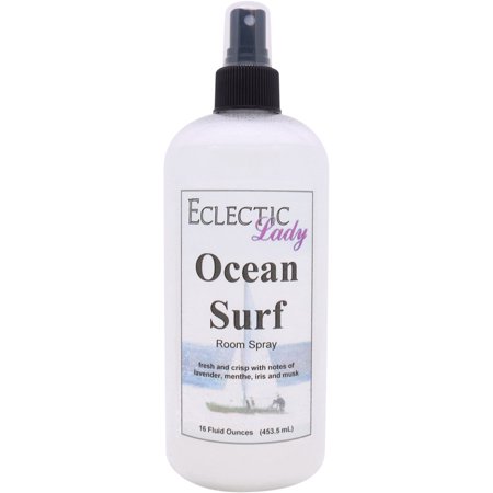 Ocean Surf Room Spray by Eclectic Lady, 16 Ounces, Fragrant Aromatic Room Mist For Home, Room, Office