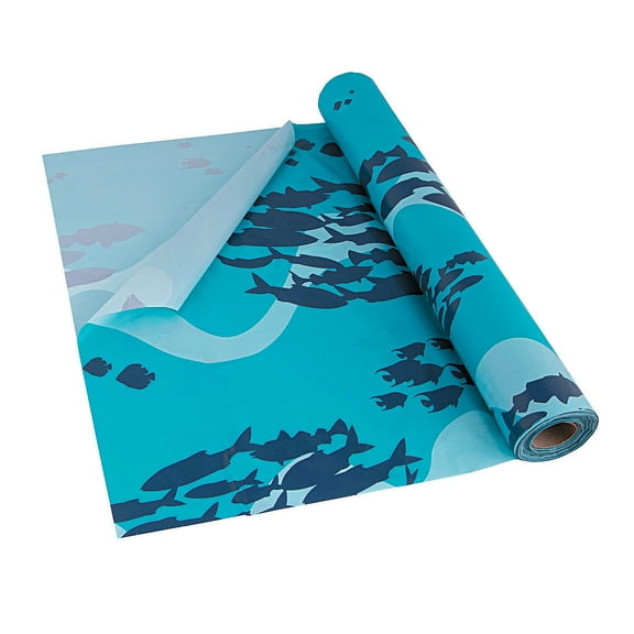 Ocean Tablecloth Roll - Party Supplies - 1 Piece