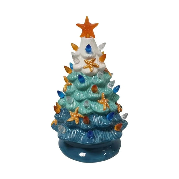 Ocean Theme Decorative Light Rising Tree LED Desktop Crafts, Ocean Tree Bedside Night Light