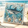 thumbnail image 1 of Ocean Theme Pearl Art DIY Kit, 3D Octopus Pearl Painting with Waves, Seashells and Starfish, Sparkling Coastal Craft for Adults and Beginners A4, 1 of 7