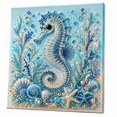 thumbnail image 1 of Ocean Theme Pearl Art DIY Kit, 3D Sparkling Coastal Wall Decor，3D Octopus Diamond Painting Craft, Sea Themed Artwork Set for Adults & Beginners, Ocean Lover Gift, 1 of 8