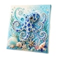 thumbnail image 1 of Ocean Theme Pearl Art DIY Kit – 3D Sparkling Mosaics Craft Set, Complete Diamonds Paintings Kit for Adults Beginners, Coastal Home Wall Decor Gift (1 Set), 1 of 6