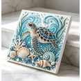 thumbnail image 1 of Ocean Theme Pearl Art DIY Kit,Blue Ringed Octopus 3D Diamond Painting Crafts,DIY Pearl Mosaic Wall Art Set With Rhinestones And Beads,Coastal Home Decor Gift For Adults Beginners, 1 of 6