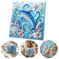 thumbnail image 1 of Ocean Theme Pearl Art DIY Kit, Diamond Art Kits for Adults, Ocean Diamond Art for Adults & Beginners, Sparkling Coastal Wall Decor, 1 of 6