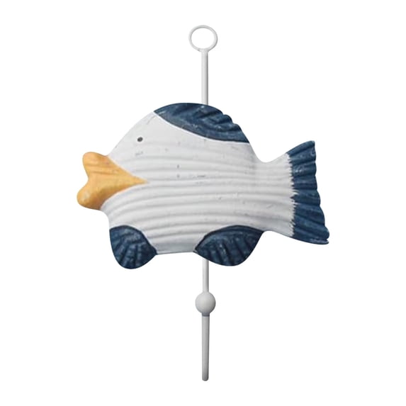 Ocean Theme Wall Hooks Decorative Coat Rack For Home Entryway Bathroom And Coastal Decor