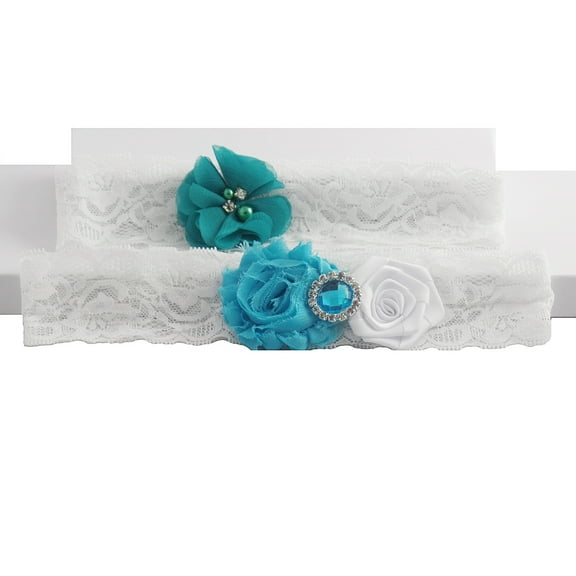 Ocean Theme Wedding Garter Lace Set
