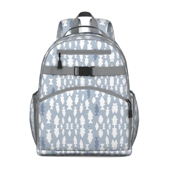 Ocean-Themed Ergonomic Backpack - Waterproof Travel Backpack with Multiple Pockets, Adjustable Straps for Teens and Daily Commuters