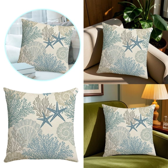 Ocean Themed Pillow Cover Design Soft Fabric Durable Easy To Clean Satin Pillowcase Body Pillows for Adults Pillowcase with Zipper Closure Copper Infused Pillowcase Extra Large Pillowcase Standard