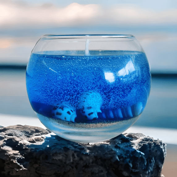Ocean Themed Scented Candle