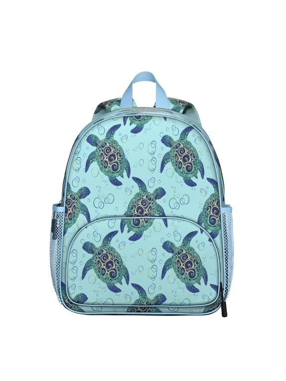 Ocean Themed School Backpack - Waterproof, Breathable Padded with Coral Reef Design