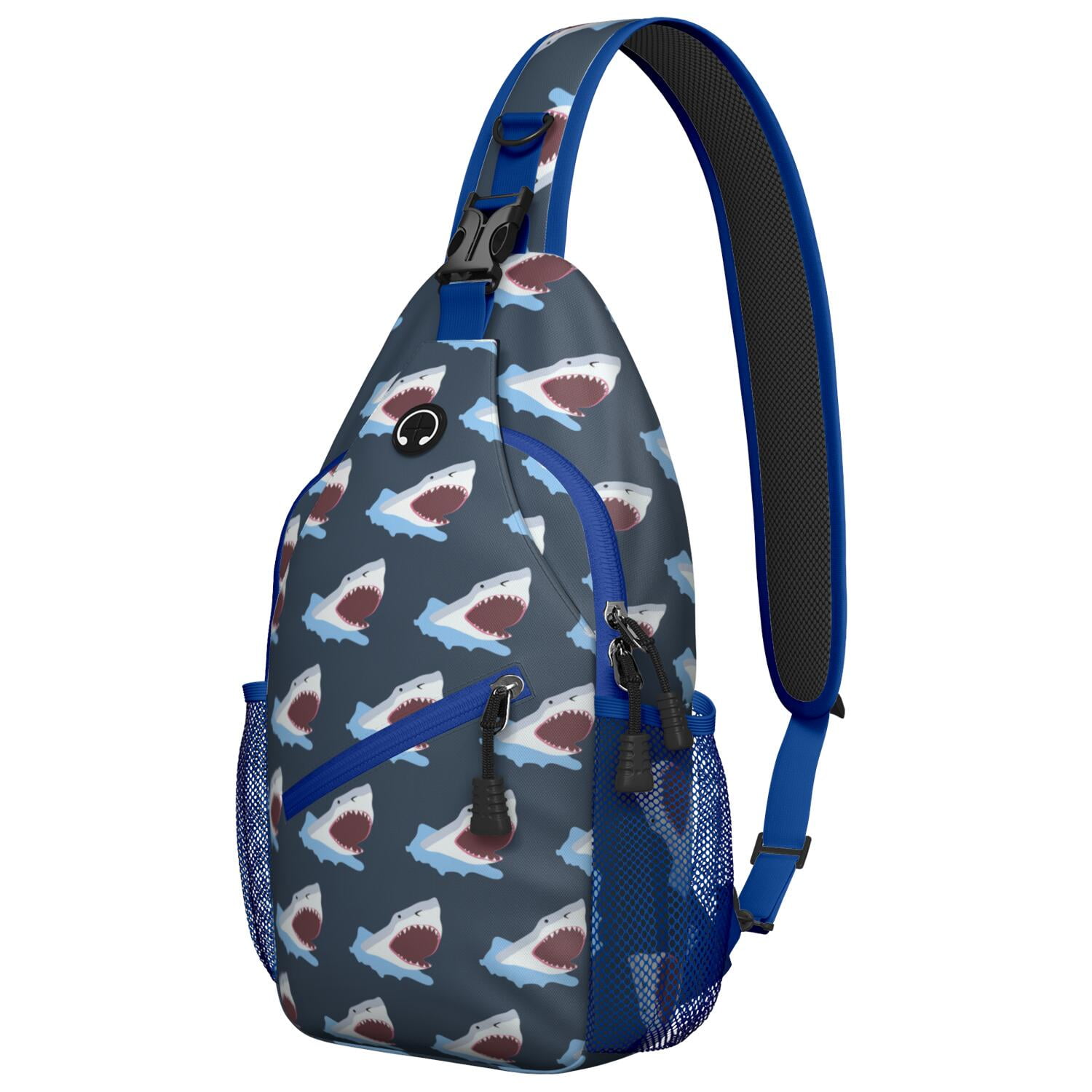 Ocean Themed Sling Bag - Tropical Sea Vintage Retro Design for Commuting - Spacious & Comfortable