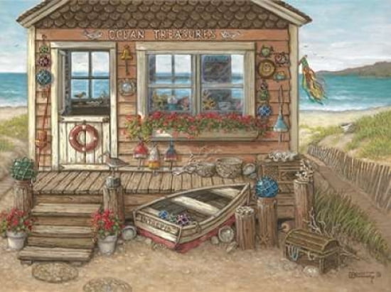 Ocean Treasures Canvas Art - Janet Kruskamp (18 x 24)