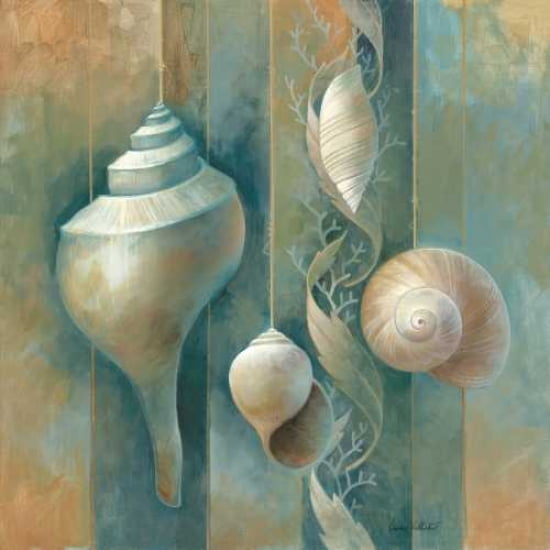 Ocean Treasures I Canvas Art - Elaine Vollherbst-Lane (24 x 24)
