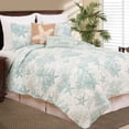 thumbnail image 1 of C&F Home Ocean Pearl Microfiber Coastal Quilt Set, 1 of 4