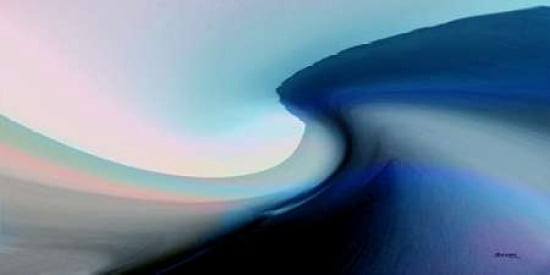 Ocean Vibes 2 Canvas Art - Bassmi Ibrahim (10 x 20)