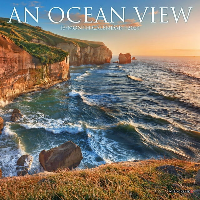Ocean View 2024 7 X 7 Mini Wall Calendar (Other)