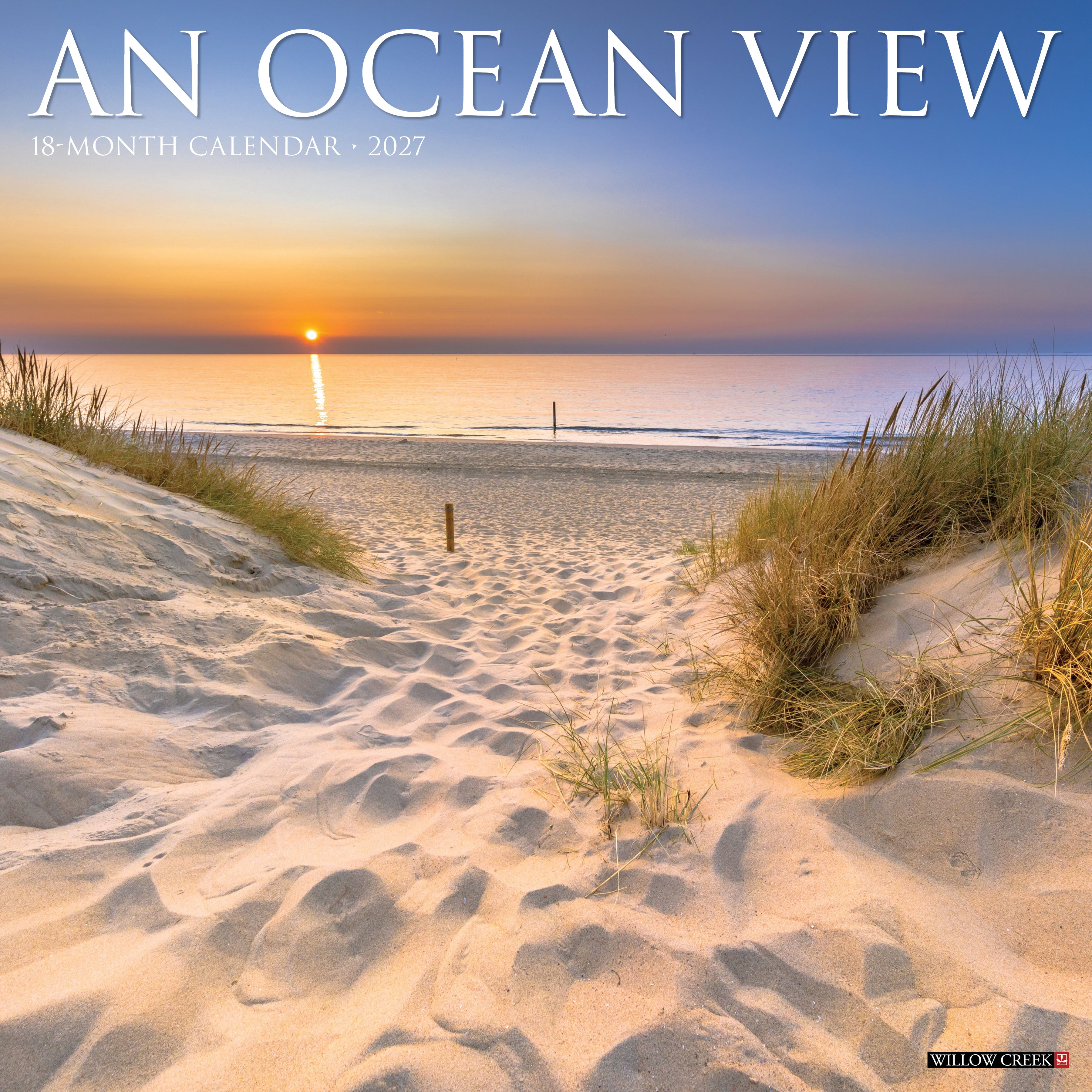 Willow Creek Press, Ocean View 2027 Wall Calendar