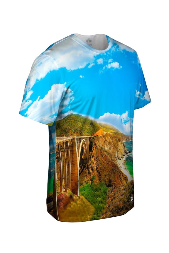 Ocean View By The Shore Mens T-Shirt All Over Print