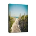 thumbnail image 1 of Ocean View Canvas Art Serene Beach Path Print, Blue Sea Bathroom Wall Décor, Ideal for Bedroom, Office, Seascape Decorations, Kitchen Artwork, 12x16, 1 of 7