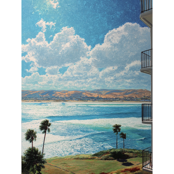 Ocean View Canvas Print Wall Art for Living Room Bedroom Office Hotel Restaurant Home Bar