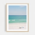 thumbnail image 1 of Ocean View IV - Santa Rosa Beach Florida Photography Beach Ocean Coast Minimalist Seaside Waves Summer Oak Framed Wall Art Print 5 x 7 inches, 1 of 3
