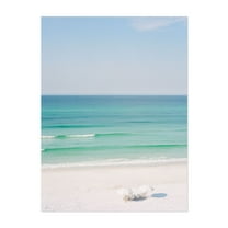 Ocean View IV - Santa Rosa Beach Florida Photography Beach Ocean Coast Minimalist Seaside Waves Summer Unframed Wall Art Print 5 x 7 inches
