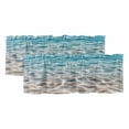thumbnail image 1 of Ocean Water Ripple Curtain Valances for Windows, Kitchen Valance Window Treatments Panel 2 Pack, Summer Seaside Underwater Scene Rod Pocket Short Curtains for Bathroom Bedroom 42 x 12 Inch, 1 of 8