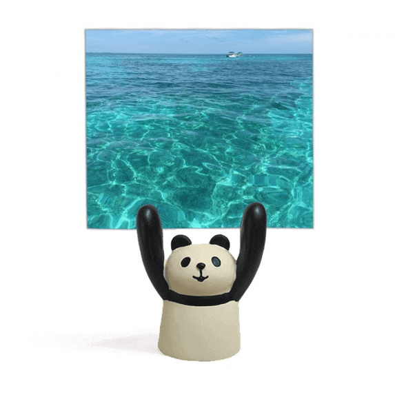 Ocean Water Science Nature Picture Memo Holder Cartoon Animal Panda Stand Decoration
