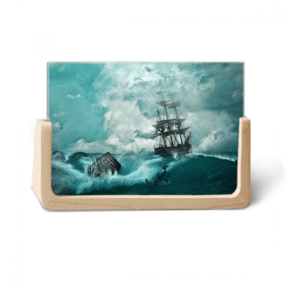 Ocean Water Wave Science Nature Picture Photo Wooden Photo Frame Tabletop Display