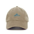 thumbnail image 1 of Ocean Wave Baseball Cap Embroidered Cotton Adjustable Dad Hat Khaki, 1 of 1