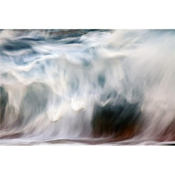 Ocean Wave Blurred by Motion - Hawaii United States of America Poster Print by Vince Cavataio - 19 x 12